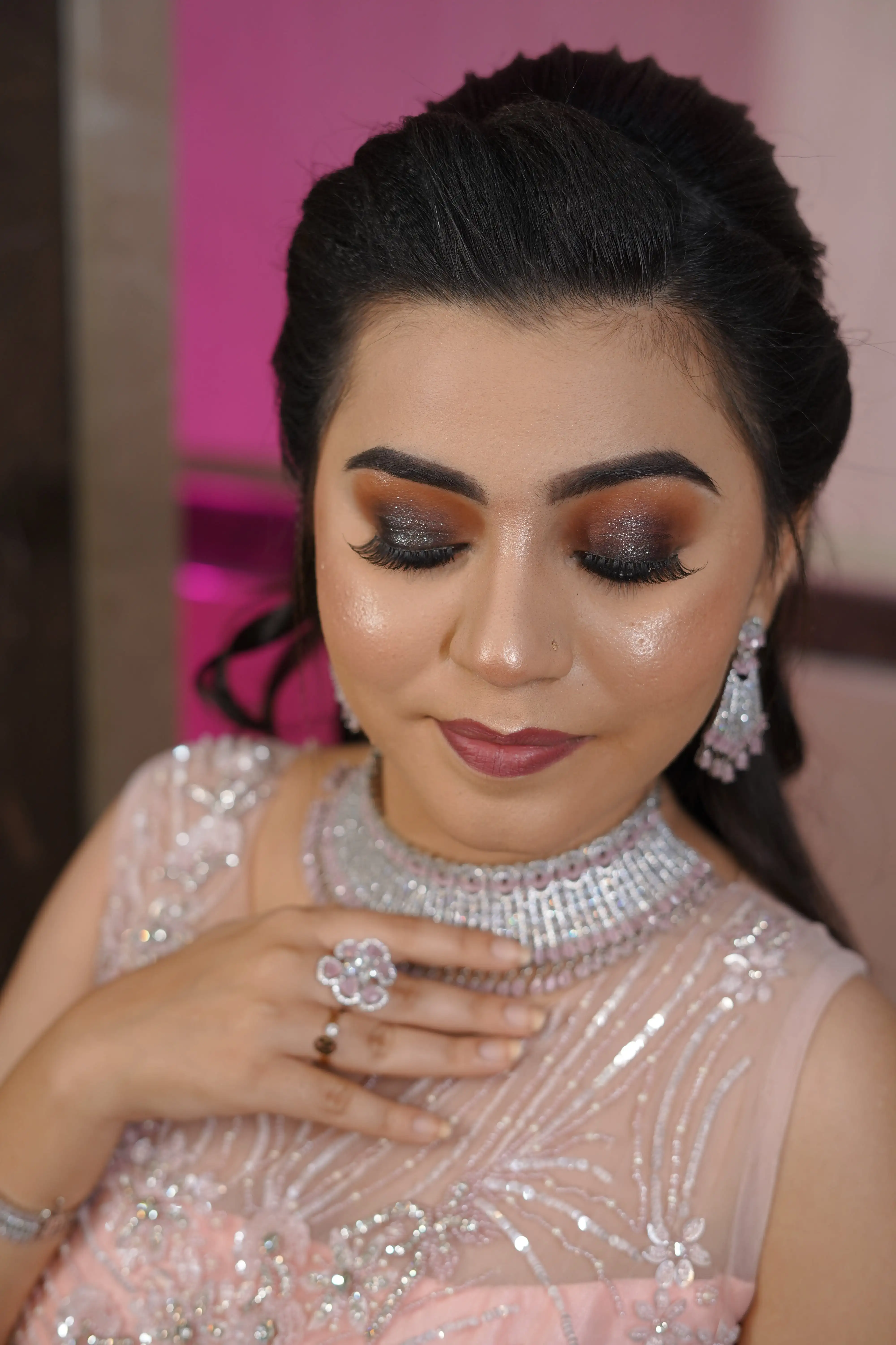 Bridal makeup - Reception look